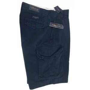 NEW Vintage Ralph Lauren Gellar Fatigue Cargo Shorts!  Weathered Navy Blue